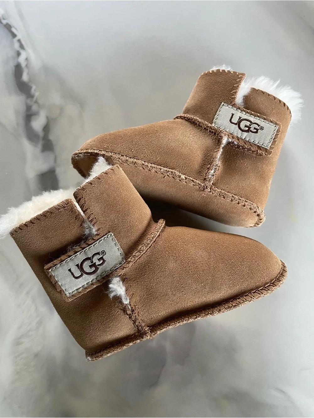 UGG Chestnut Brown Baby Bibs